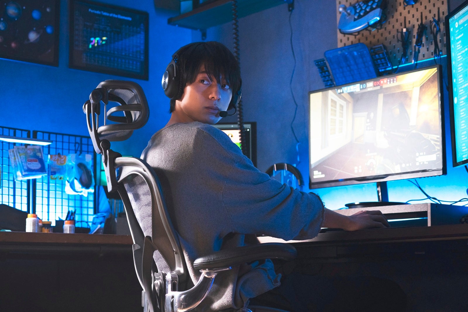 場面写真（C）ましろ／COMISMA INC.（C）2025『山田くんとLv999の恋をする』製作委員会