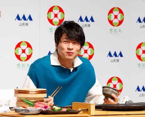 田中圭「僕のエネルギー」新米&焼肉を完食 CM撮影は「ちょっと照れました」