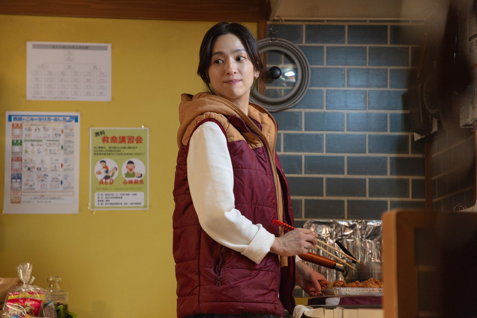 中村アン「リボーン ～最後のヒーロー～」第1話（C）テレビ朝日