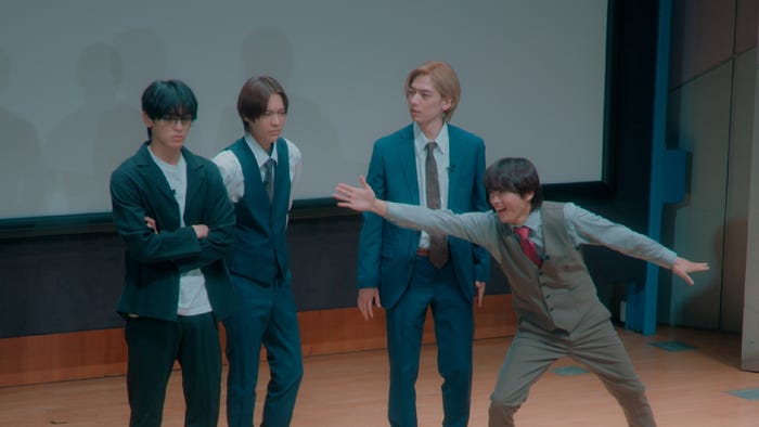 元之介、石川悠人、松原康太郎、森下紫温(C)DMMショート