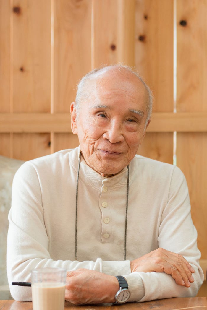 谷川俊太郎(C)撮影:深堀瑞穂