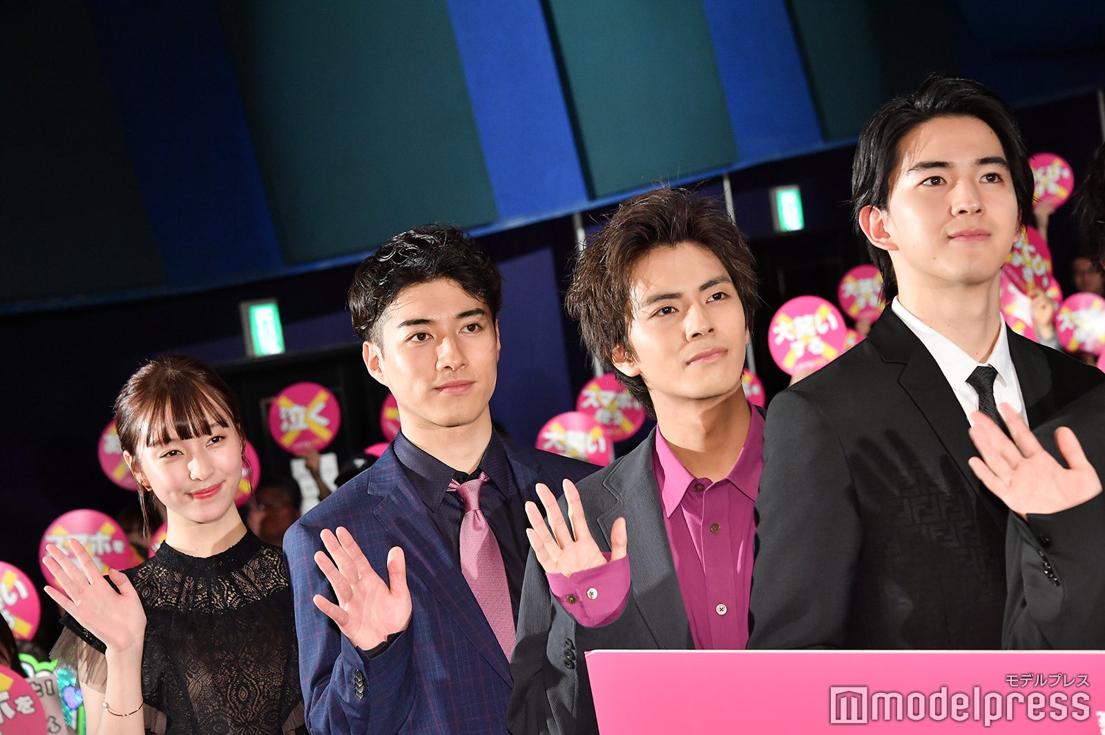 山田愛奈、福山翔大、中尾暢樹、甲斐翔真 （C）モデルプレス