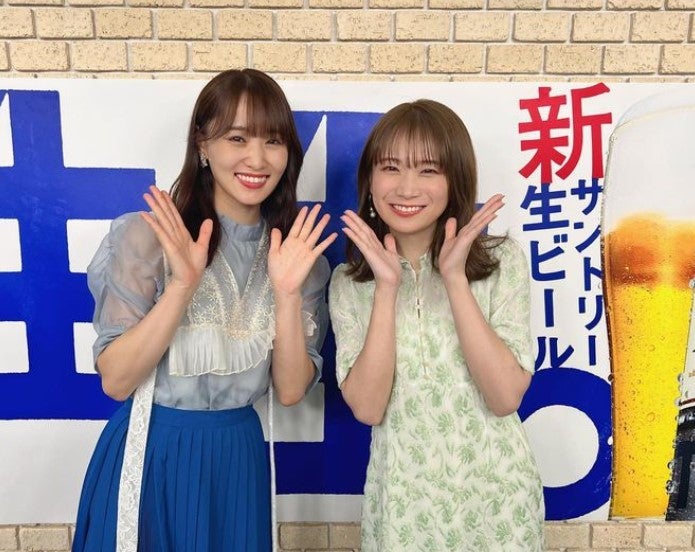 菅井友香、秋元真夏との“元・坂道キャプテン”ショット公開「最高」「偉大な2人」の声