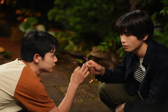 小林虎之介、中沢元紀「ひだまりが聴こえる」第8話(C)「ひだまりが聴こえる」製作委員会