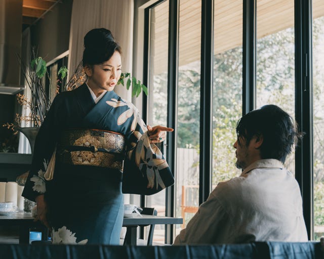 松田美由紀、オダギリジョー(C)フジテレビ