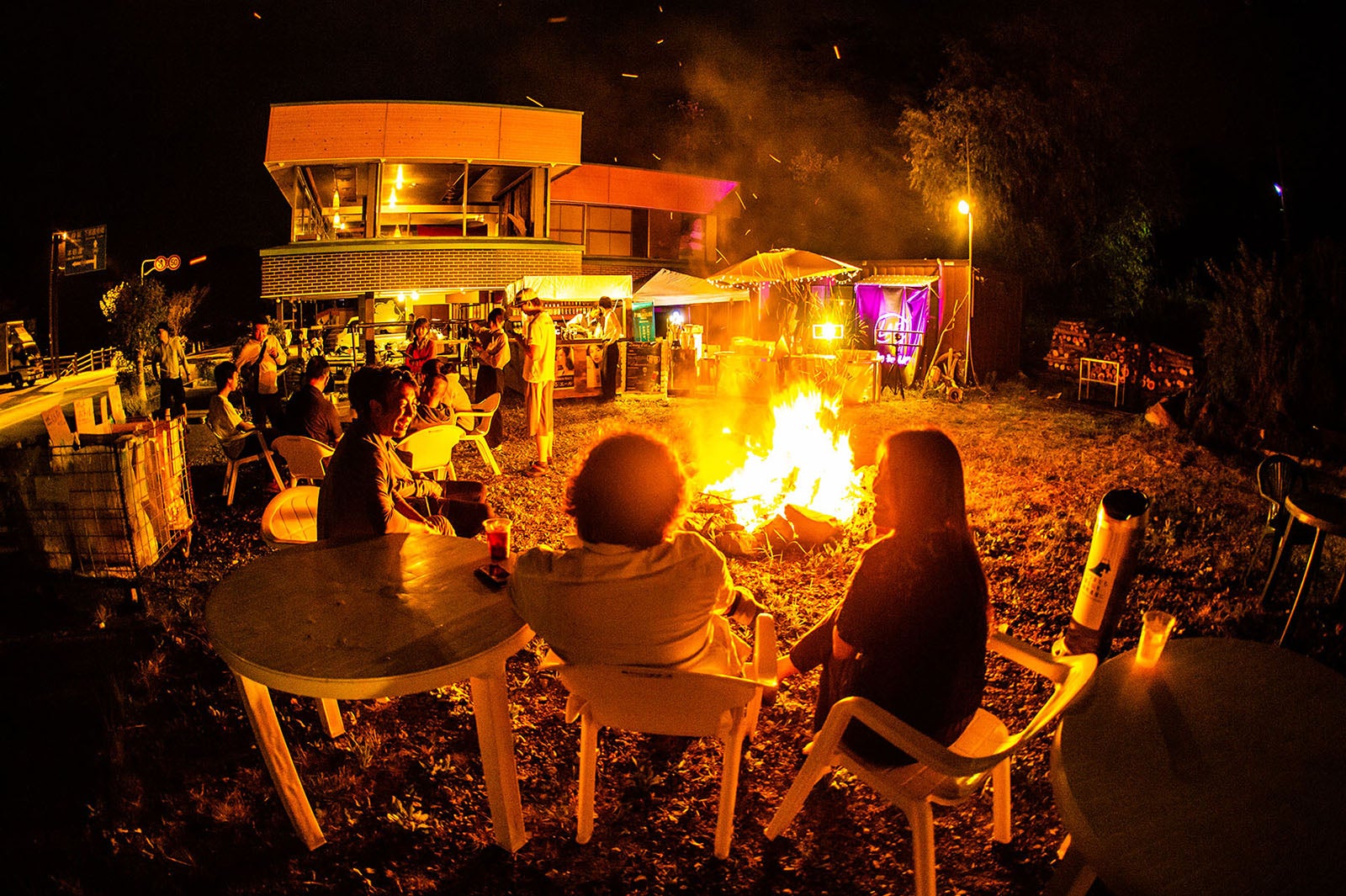 「富士　湖畔の映画祭」昨年の様子／画像提供：湖畔の映画祭実行委員会