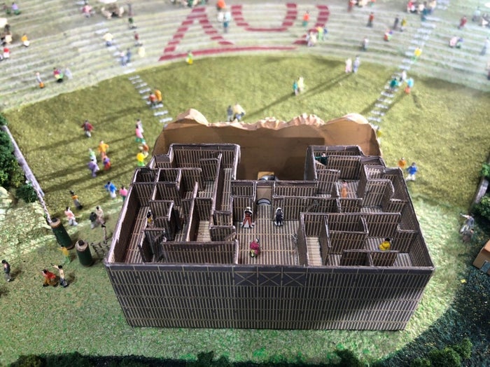 NARUTO＆BORUTO忍里」の模型／画像提供：株式会社パソナグループ