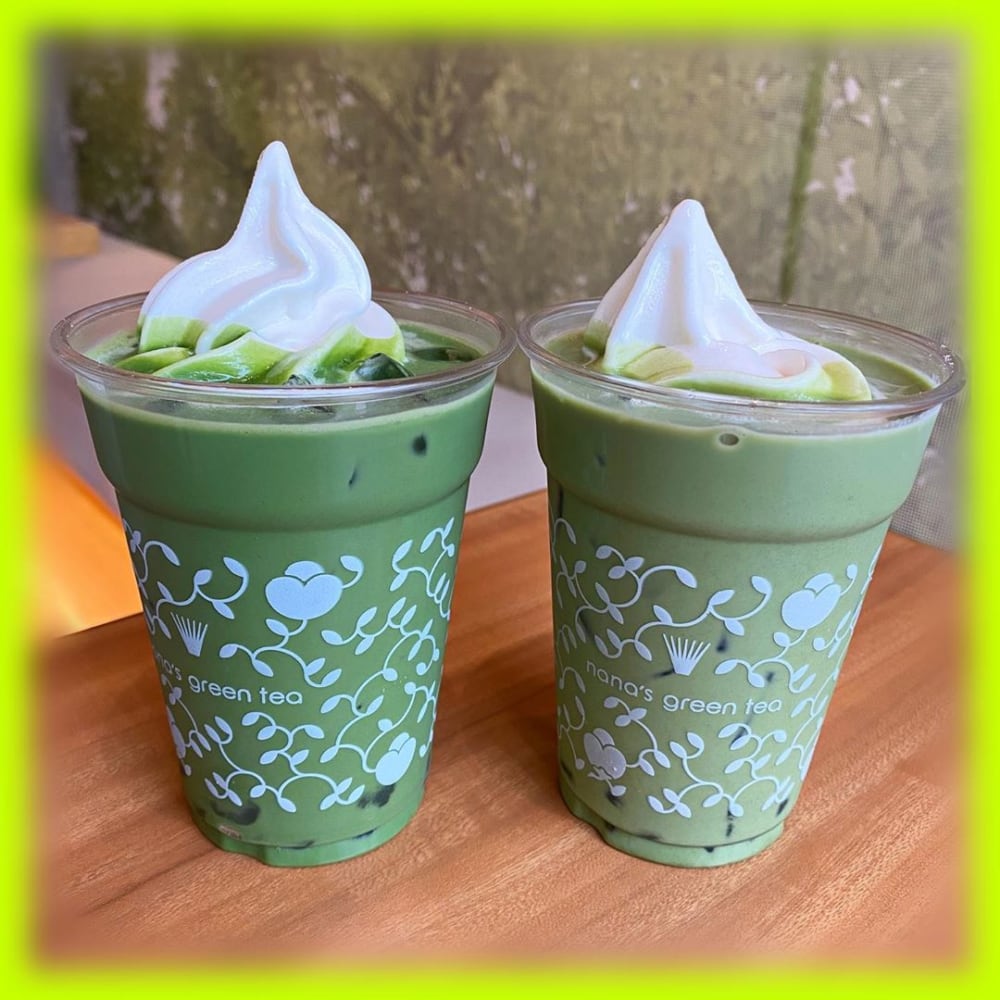 ナナズグリーンティー「抹茶クリームモチラテ」