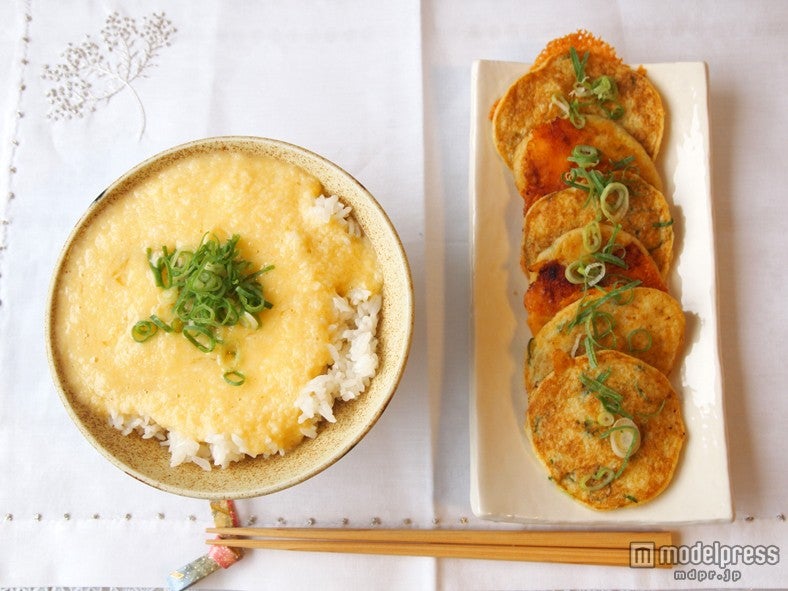 「とろとろ丼→とろろのベーコンチーズ焼き」
