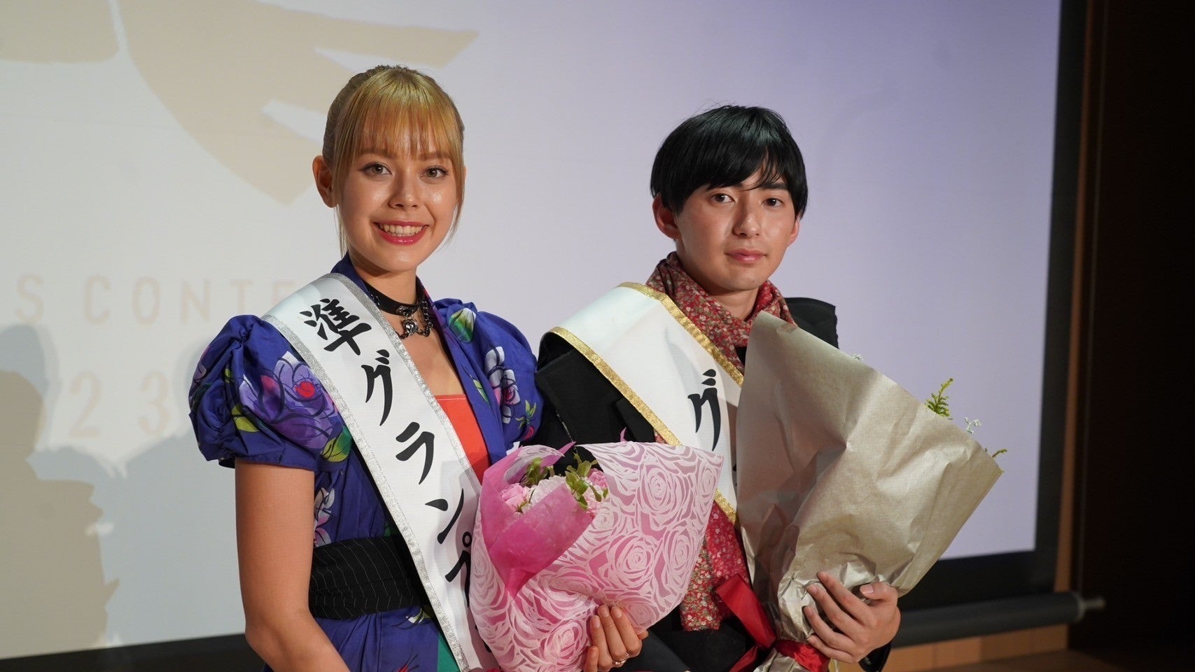 ブリンクマン恵美さん、大塚健人さん（提供写真）