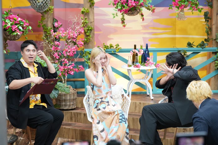 木村昴、山本舞香、見取り図(C)CJ ENM CO., LTD. All Rights Reserved(C)AbemaTV,Inc.