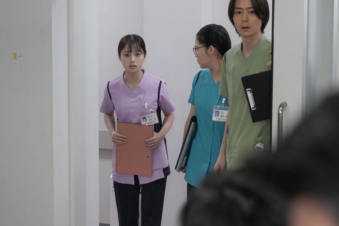 橋本環奈、辻凪子、犬飼貴丈「おむすび」第90話(C)NHK