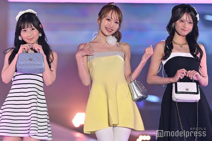 井上瑠夏、野村実代、中野愛理(C)モデルプレス