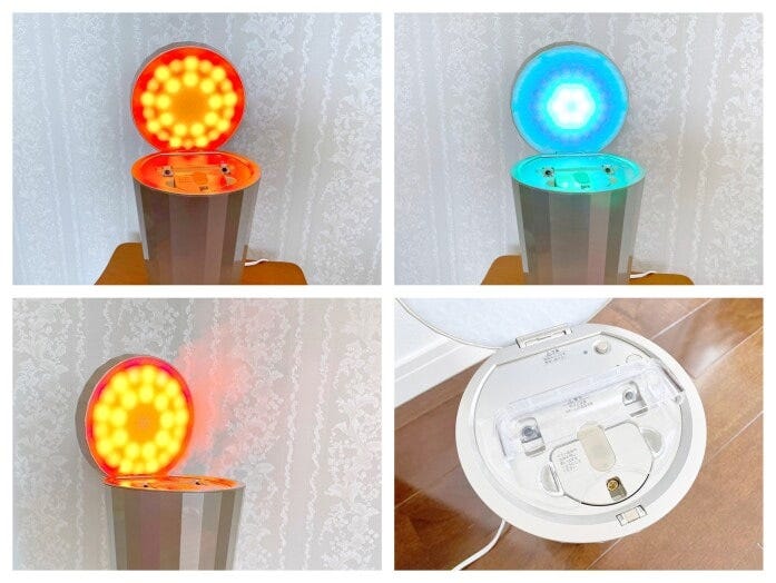 スチーム、クリーン、モイスト、ロングなどお好みで選べるモード