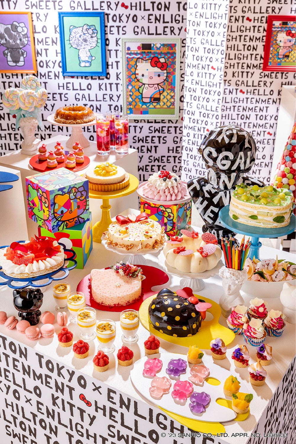 ハローキティ in スイーツ・ギャラリー／画像提供：ヒルトン東京