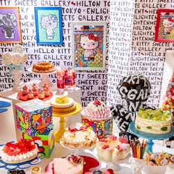 ハローキティ in スイーツ・ギャラリー/画像提供:ヒルトン東京