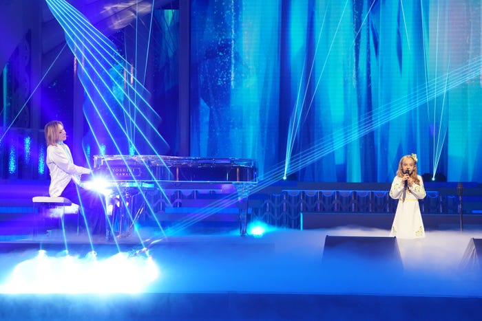 YOSHIKI、アメリア・アニソヴィチ(C)日本テレビ