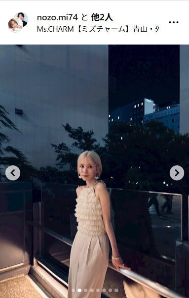 藤原望未公式Instagramより