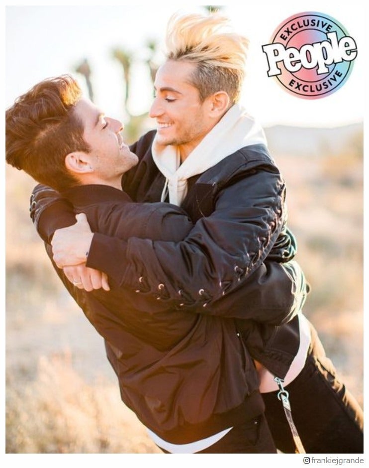 アリアナ・グランデの兄、フランキーが同性パートナーと婚約 アリアナも祝福コメント