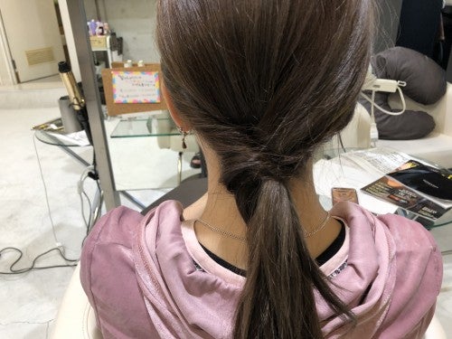 こなれ感ポニテ