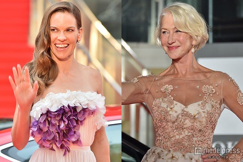 ヒラリー・スワンク＆ヘレン・ミレン、2大オスカー女優が豪華美の競演果たす