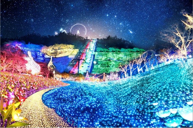 「さがみ湖イルミリオン」にポケモンイルミネーション新登場、空から楽しむ“体験型イルミ”も点灯