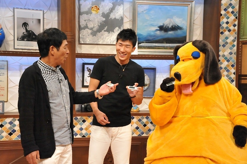 明石家さんま、桐生祥秀選手 （画像提供：関西テレビ）