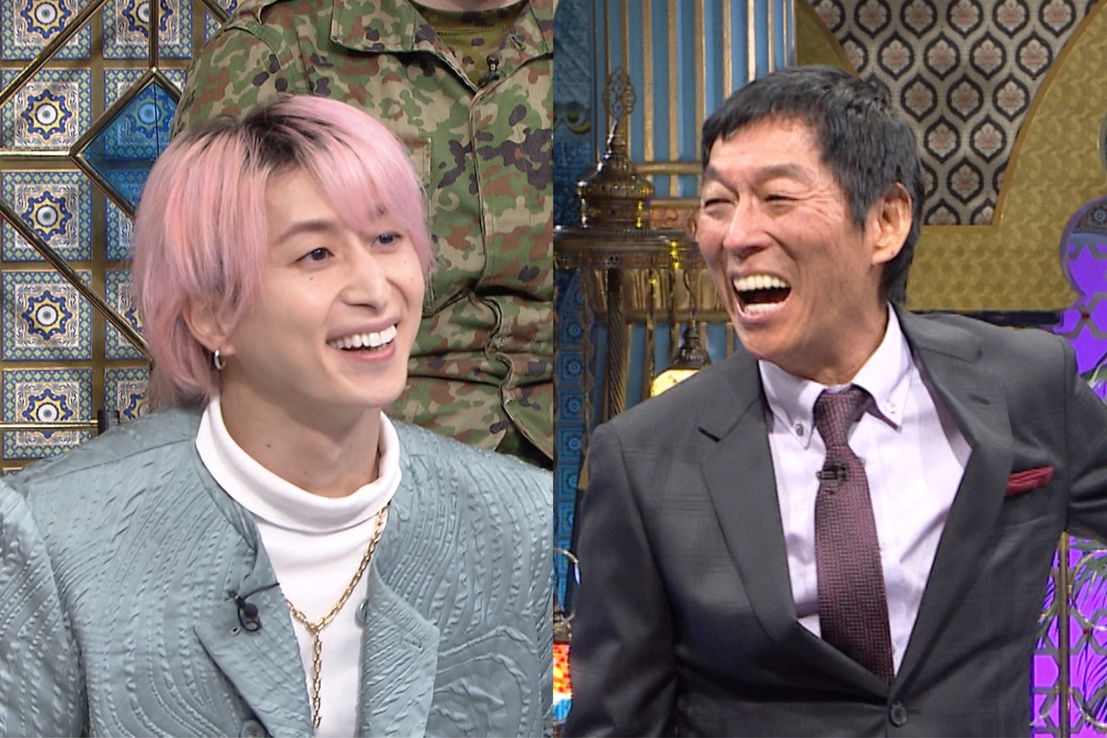 佐久間大介、明石家さんま（C）日本テレビ