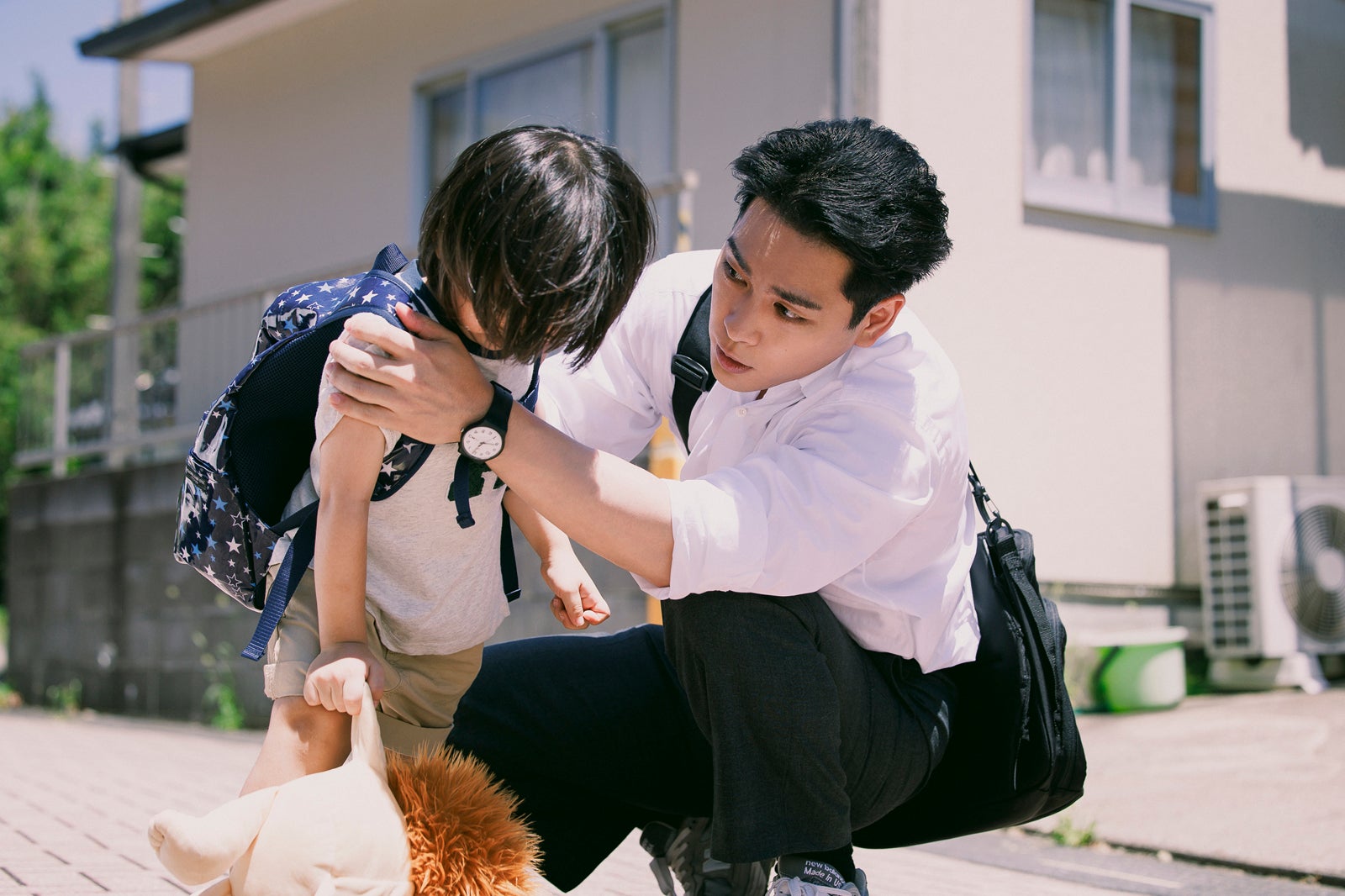 佐藤大空、柳楽優弥「ライオンの隠れ家」第3話（C）TBS