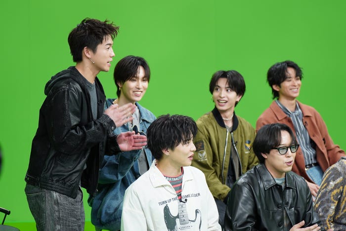 (左上から時計回りに)瀬口黎弥、堀夏喜、木村慧人、澤本夏輝、世界、佐藤大樹「FANTASTICSのイケメンを壊したい!」(C)AbemaTV,Inc.