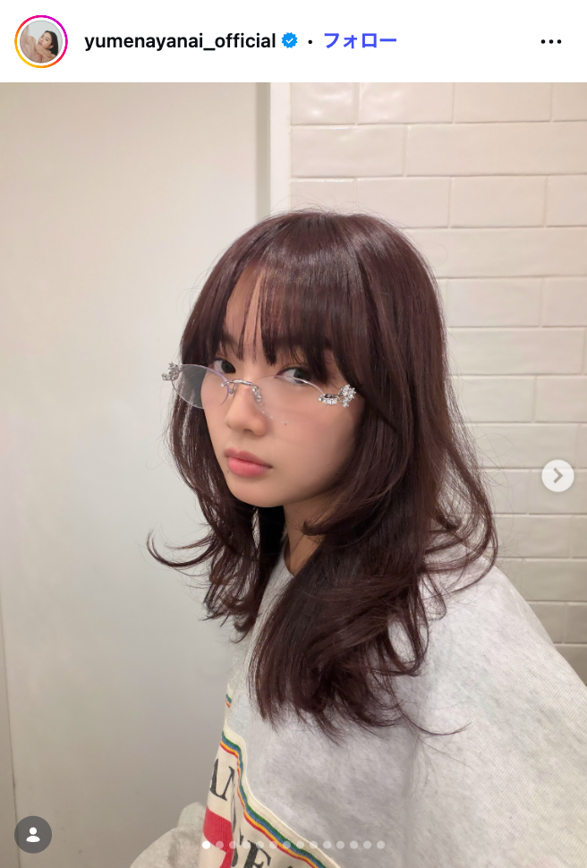 箭内夢菜Instagramより