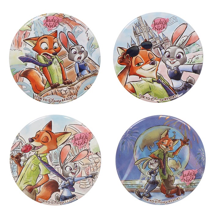 カンバッジセット(¥1,200)(C)Disney