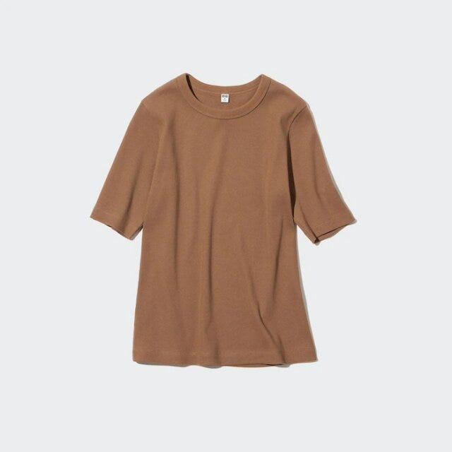 ユニクロ トップス ユニクロ トップス リブ Tシャツ