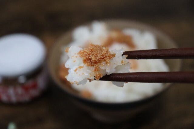 ダイソー ごはんとまらんらん ダイソー ごはんとまらんらん 明太子 味