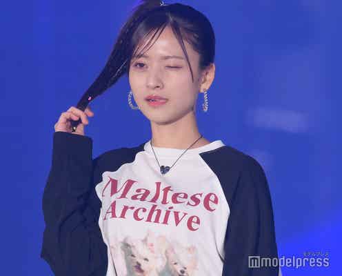 乃木坂46金川紗耶、舌ペロウィンクが悶絶級【TGC 2024 S/S】