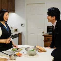 木村多江、萩原聖人「厨房のありす」第6話より（C）日本テレビ