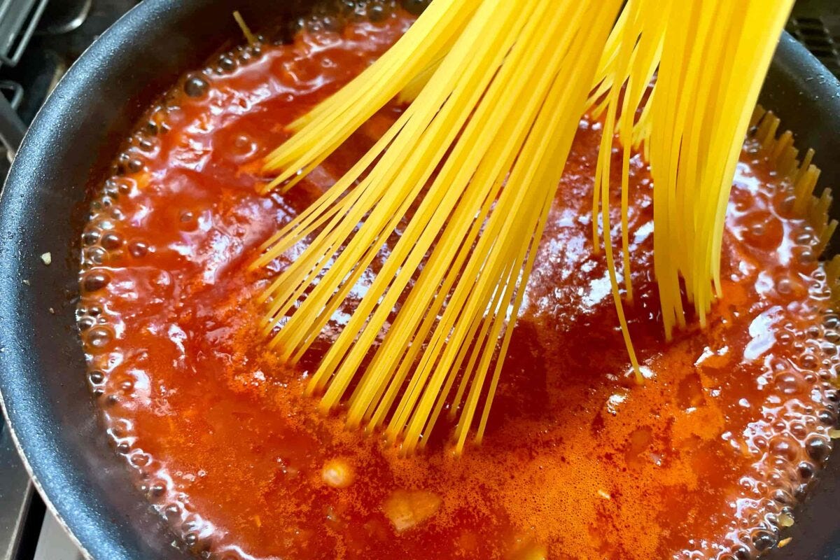 簡単ペスカトーレ