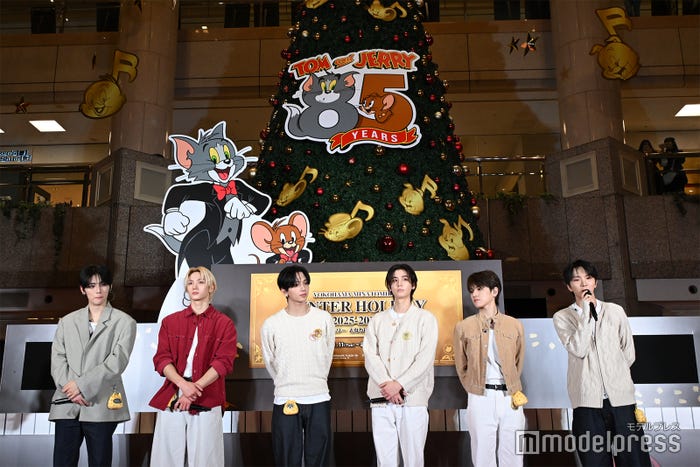 TAESAN、SUNGHO、JAEHYUN、LEEHAN、RIWOO、WOONHAK/BOYNEXTDOOR(C)モデルプレス