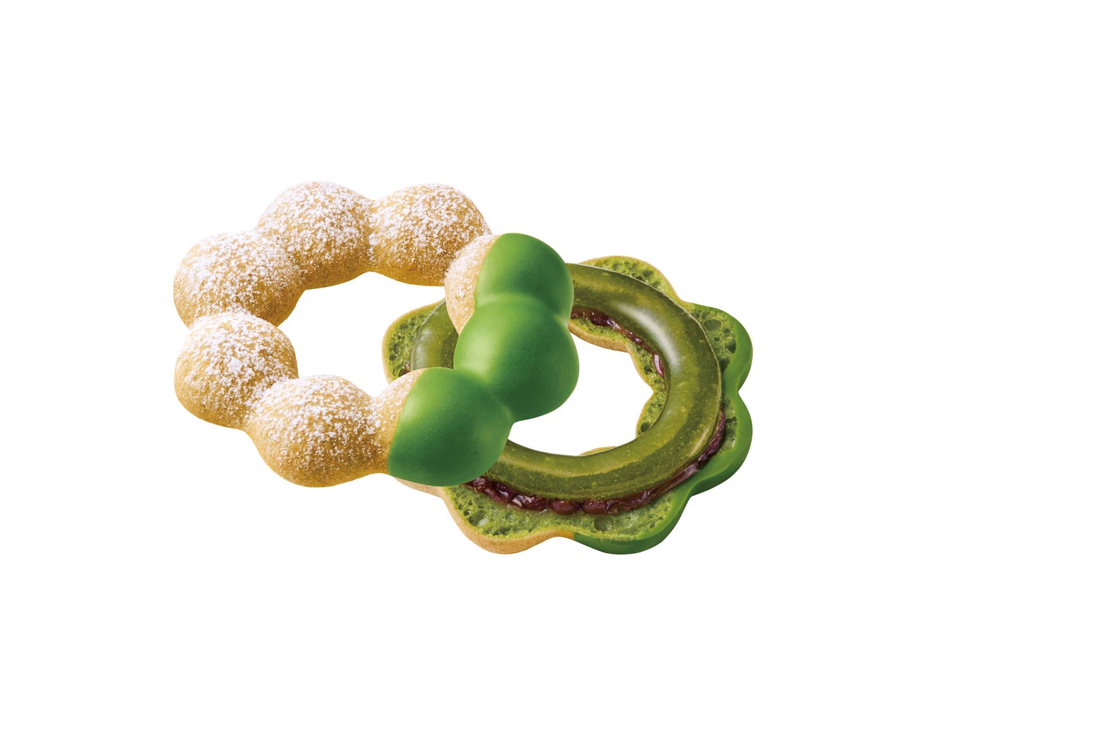 ポン・デ・宇治抹茶 あずき抹茶わらびもち（提供写真）