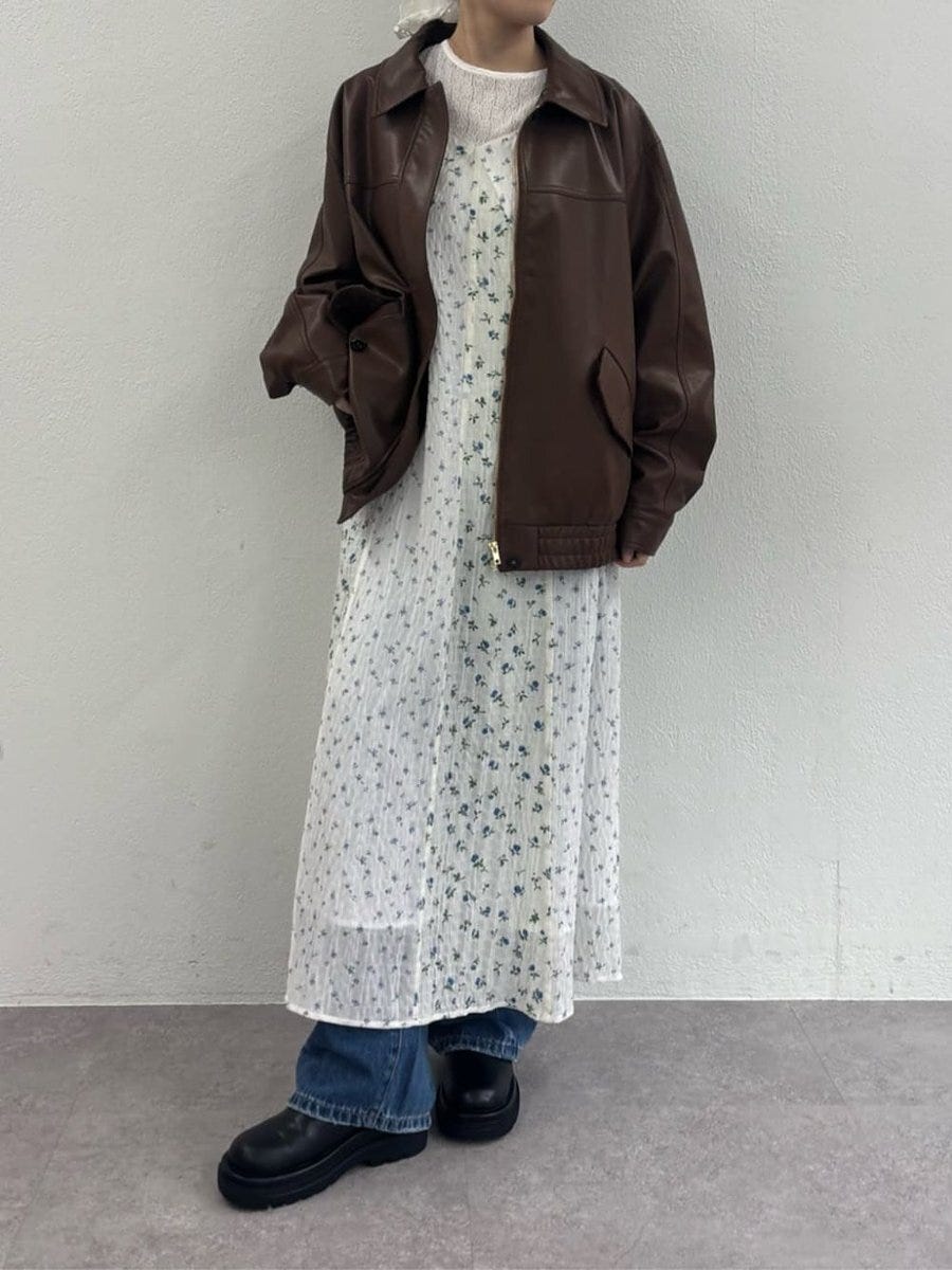 レザージャケット コーデ レザージャケットコーデ5