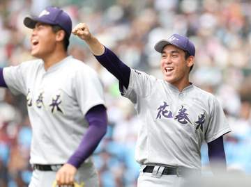 花巻東3年ぶり8強 適時打0本で4得点 内野ゴロで2得点＆犠飛2本 62年ぶり完封でセンバツ8強の英明撃破