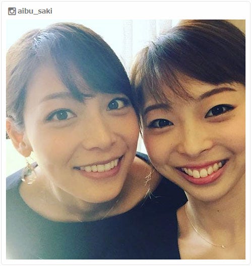 2ショットを公開した相武紗季と音花ゆり/相武紗季Instagramより