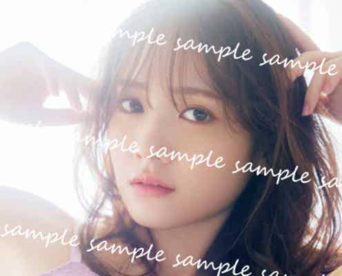 乃木坂46田村真佑、ピンクのランジェリーでふんわり美バスト披露 最後のポストカード絵柄解禁<恋に落ちた瞬間>