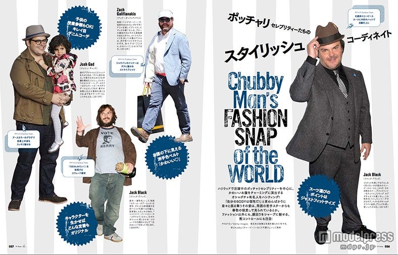 『Mr.Babe』創刊号より誌面イメージ／画像提供：ミリオン出版