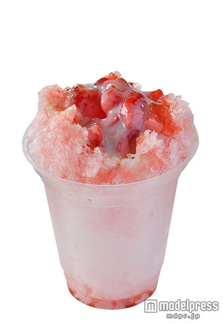 シェイブアイス(ストロベリーミルク)¥360/TDL(C)Disney