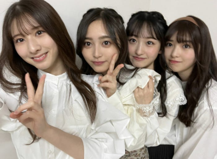 菅原咲月、井上和、一ノ瀬美空、小川彩/井上和公式ブログより