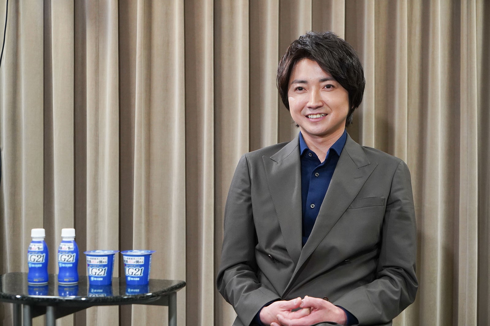 藤原竜也／新CMメイキングより（提供写真）