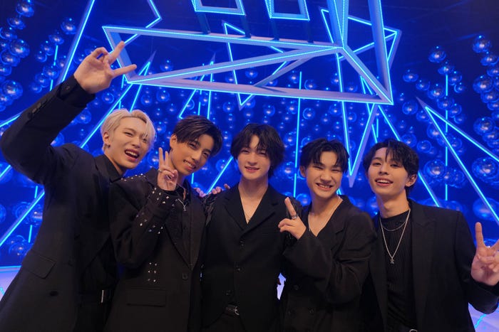 Team Space/RAIKI(ライキ)、GOICHI(ゴイチ)、RUI(ルイ)、KANTA(カンタ)、YUTA(ユウタ)/写真提供:BMSG