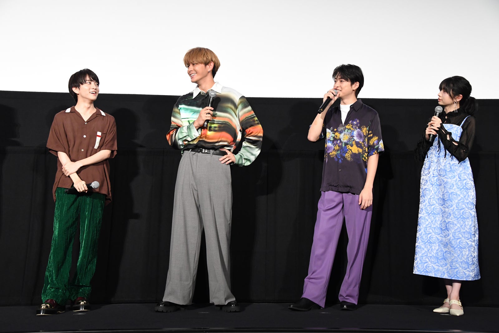 板垣李光人、眞栄田郷敦、高橋文哉、桜田ひより（C）山口つばさ／講談社 （C）2024映画「ブルーピリオド」製作委員会