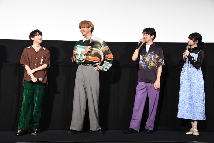 板垣李光人、眞栄田郷敦、高橋文哉、桜田ひより(C)山口つばさ/講談社 (C)2024映画「ブルーピリオド」製作委員会